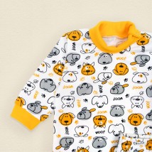 Боді та штани з начосом для дитини від трьох місяців Puppy  Dexter`s  Молочний;Жовтий 307  86 см (d307мд-дг)