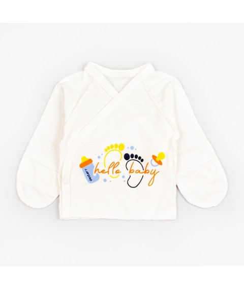 Hello Baby Dexter`s maternity shirt and cap White 187 56 cm (d187x-b)