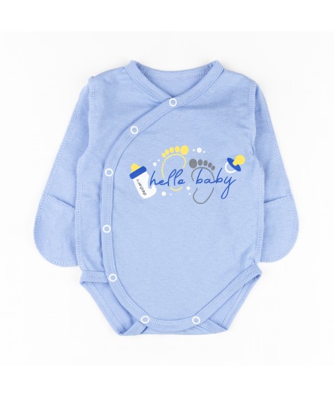 Комплект 2-х предметный для новорожденного Hello Baby   Dexter`s  Голубой d187хл-гб  62 см (d187хл-гб)