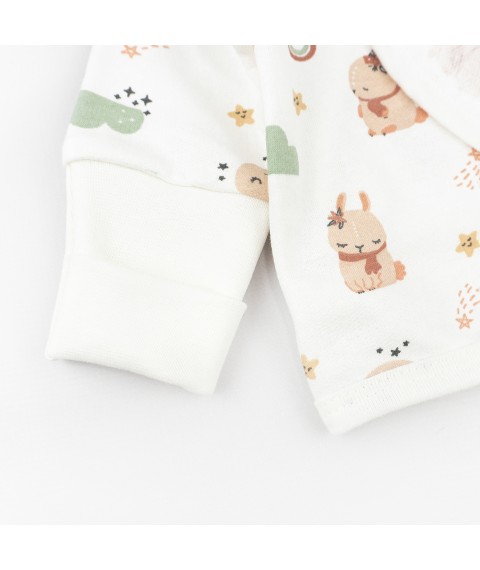 Комплект для малышей 3 в 1 с начесом с зайчатами Bunnies  Dexter`s  Белый 302122  56 см (302122)