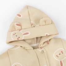 Комбінезон з утепленням та шапочкою у комплекті Bunny  Dexter`s  Бежевий d2142-51  74 см (d2142-51)