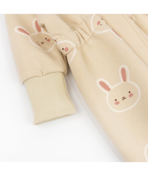 Комбинезон с утеплением и шапочкой в комплекте Bunny  Dexter`s  Бежевый d2142-51  74 см (d2142-51)