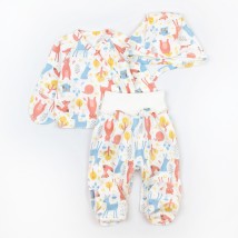 Комплект для новорожденных 3в1 Spring forest  Dexter`s  Молочный;Розовый d988вс-нв  62 см (d988вс-нв)