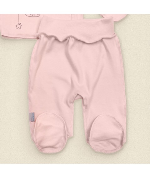 Set of shirt and rompers Malena Bunnies Pink d988 62 cm (d988/4rv)