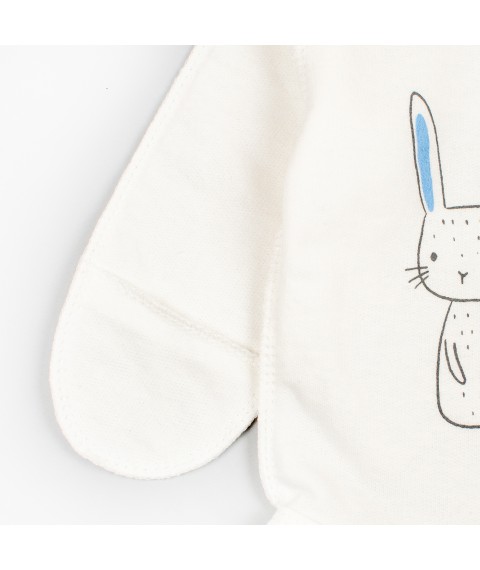 Комплект боді та повзуни для немовля футер Bunny  Dexter`s  Молочний d345кр-гб  56 см (d345кр-гб)