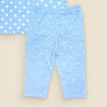 Set for girls with leggings Princess Malena Blue; White 939 80 cm (939gb)
