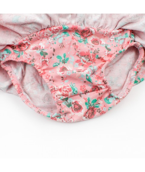 Цветочный комплект боди блумеры повязка Floral  Dexter`s  Ментол;Розовый d10-57рз-мт  86 см (d10-57рз-мт)