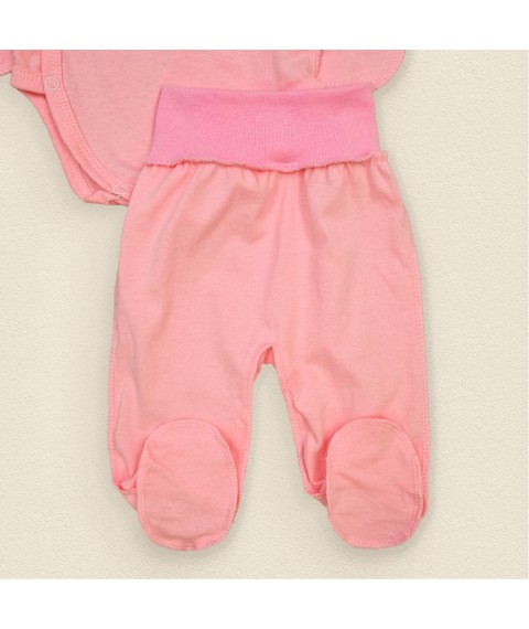 Комплект кулір для дівчаток рожевий Hello Baby  Dexter`s  Рожевий d187хл-рв  62 см (d187хл-рв)