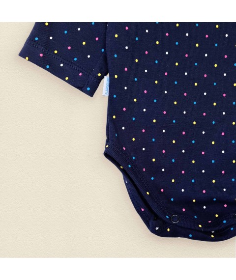 Комплект для новонародженого рибана Dots  Dexter`s  Синій 187  62 см (d187тк-тс)