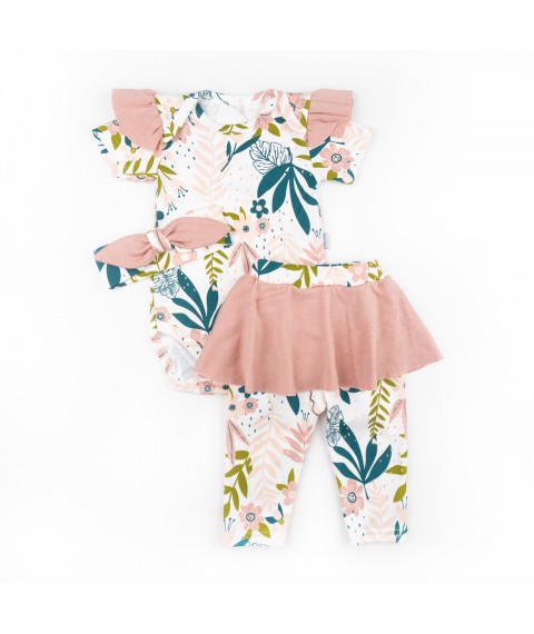 Monstera Dexter`s Headband Pink;Milk 9-52 68cm (d9-52-1ms)