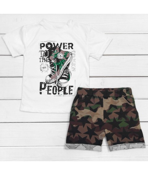 POWER Dexter`s set for a boy White; Khaki d128pv-b 122 cm (d128pv-b)