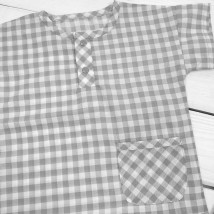 Children's suit Nature shirt and pants Dexter`s Gray 1707 74 cm (d1707-2)