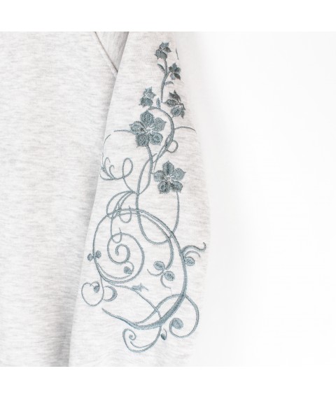 Стильний костюм для дівчинки з вишивкою weaving flowers  Dexter`s  Сірий d2167-3  134 см (d2167-3)