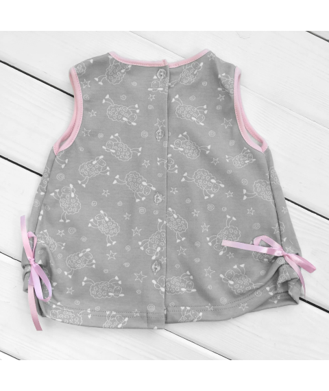 Children's suit Girl Malena Pink; Gray 926 74 cm (926rv)