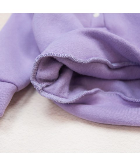 Теплый костюм для девочек с начесом Lilac  Dexter`s  Сиреневый d21-30лв  68 см (d21-30лв)