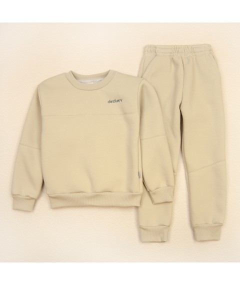 Детский спортивный костюм beige Dexter`s  Dexter`s  Бежевый d2161-1  134 см (d2161-1)