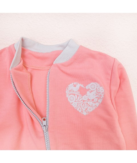 Спортивный костюм для девочки двухнить heart  Dexter`s  Розовый d210-222  92 см (d210-222)