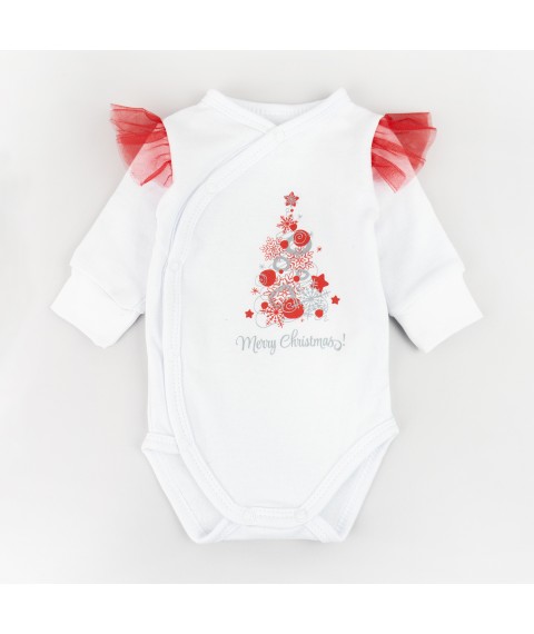Новогодний детский набор с фатином Merry Christmas silver  Dexter`s  Белый;Красный d345мр-б-нгтг  56 см (d345мр-б-нгтг)