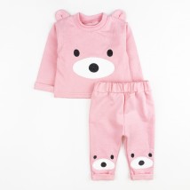 Children's costume Malena pink teddy bear Pink d361 68 cm (d361-1rv)
