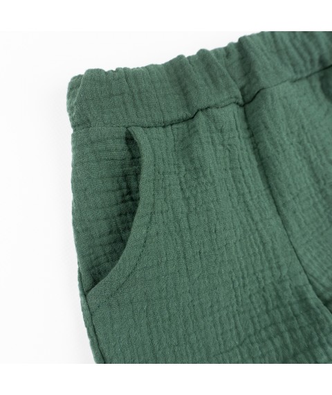 Костюмчик детский из муслина Emerald  Dexter`s  Зеленый d455см  80 см (d455см)