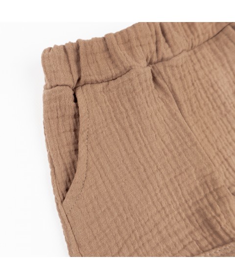 Костюмчик детский из муслина Cinnamon  Dexter`s  Коричневый d455кц  74 см (d455кц)