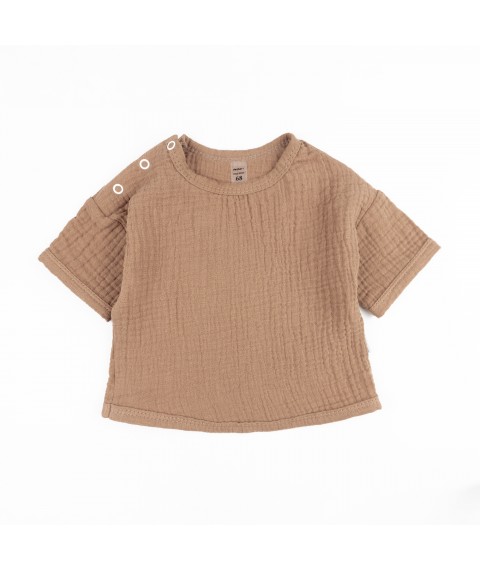 Костюмчик детский из муслина Cinnamon  Dexter`s  Коричневый d455кц  74 см (d455кц)