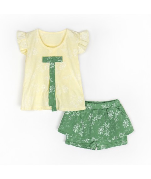 Summer suit for a girl Summer Color Dexter`s Yellow 149 80 cm (d149-2)