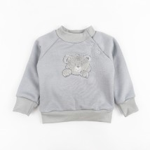 Костюм теплий дитячий з аплікацією Bear  Dexter`s  Сірий 729131-1  80 см (729131-1)