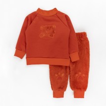 Костюм теплый детский с аппликацией Bear  Dexter`s  Оранжевый 729172  74 см (729172)