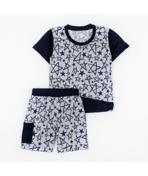 Summer suit for a boy Star Dexter`s Blue; Gray 157 86 cm (d157-2)