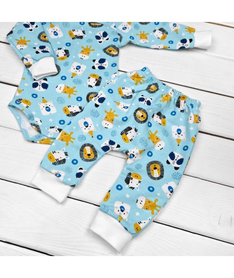 Set for babies from three months Zoo Malena Blue 307 86 cm (307ЖК-МЛ)