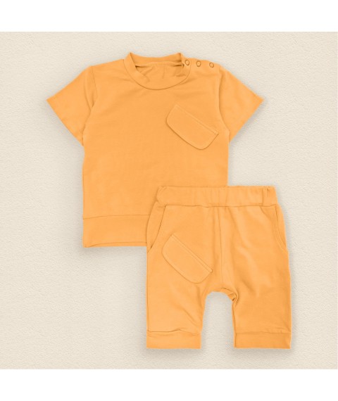 Summer set T-shirt and shorts Orange Dexter`s Mustard d1-40 80 cm (d1-40gch)