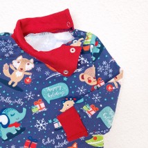 Комплект боди гольф со штанами Christmas Fox  Dexter`s  Фиолетовый;Красный 307  80 см (d307лс-ф-нгтг)