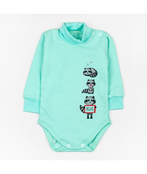 Set of menthol color for a baby body and pants from three months of age Dexter`s raccoons Menthol 307e-mt 68 cm (307e-mt)