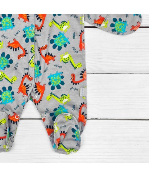 Dinosiki Dexter`s baby sleepwear Gray d113dn-nv 56 cm (d113dn-nv)