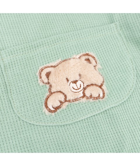 Футболка и шорты для детей с вышивкой Bear  Dexter`s  Зеленый d155вф-ол  68 см (d155вф-ол)