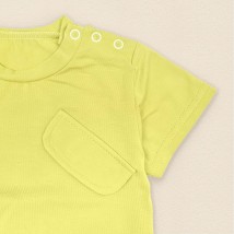 Комплект на літо футболка і шорти Vegie  Dexter`s  Зелений d1-40  74 см (d1-40ол)