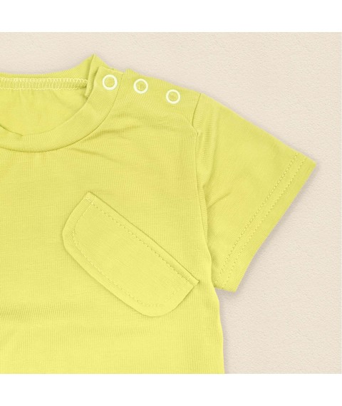 Set for summer T-shirt and shorts Vegie Dexter`s Green d1-40 92 cm (d1-40ol)