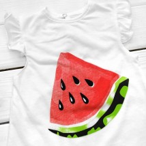 Summer set for a girl Watermelon Dexter`s White; Pink d127a-rv 122 cm (d127a-rv)
