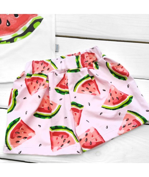 Summer set for a girl Watermelon Dexter`s White; Pink d127a-rv 110 cm (d127a-rv)