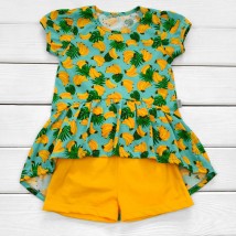Tunic with shorts SummerTime Dexter`s Yellow; Green 140 86 cm (d140bn-w)