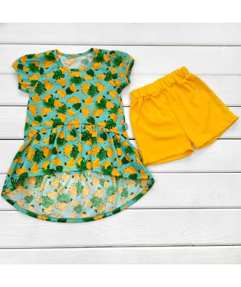 Tunic with shorts SummerTime Dexter`s Yellow; Green 140 86 cm (d140bn-w)