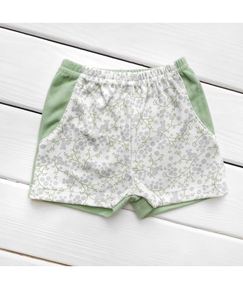 Summer set for girls Heart with shorts Dexter`s White; Gray 921 122 cm (921vet)