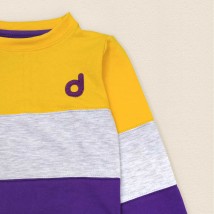 Костюм детский трехцветный с вышивкой  Dexter`s  Фиолетовый;Желтый 310  98 см (d310дкс-ф)