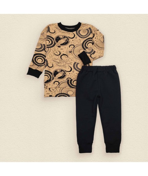 Dexter`s Loop Fabric Baby Jumper and Pants Brown; Black 211 110 cm (d211-3)