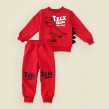 Костюм дитячий джемер та штани TREX на начосі  Dexter`s  Червоний 318  122 см (d318тс-кр)