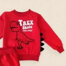 Костюм дитячий джемер та штани TREX на начосі  Dexter`s  Червоний 318  86 см (d318тс-кр)