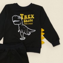 Костюм дитячий з начосом джемер та штани TREX  Dexter`s  Чорний 318  98 см (d318тс-чн)
