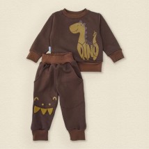 Children's costume with nachos for autumn Dino Dexter`s Brown 347 80 cm (d347d-kf)