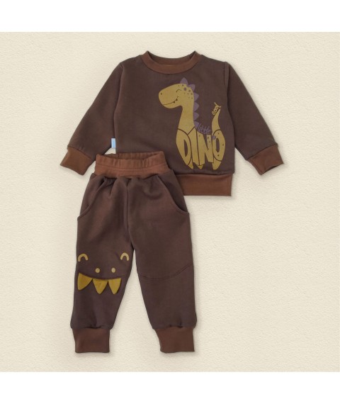 Children's costume with nachos for autumn Dino Dexter`s Brown 347 74 cm (d347d-kf)